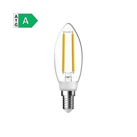 Bombilla LED E14 C35 Clase A (2.3W)