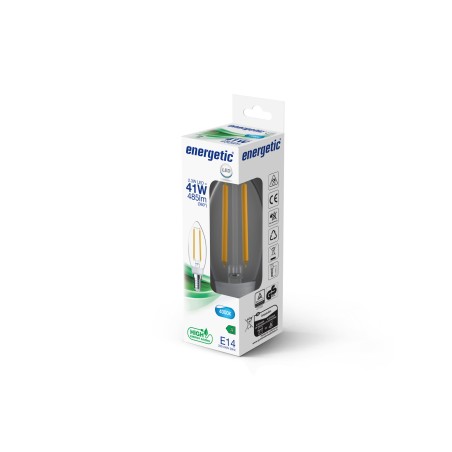 Bombilla LED E14 C35 Clase A (2.3W)