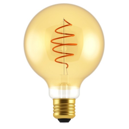 Bombilla LED E27 G125 Deco Spiral 2200K (4.9W)