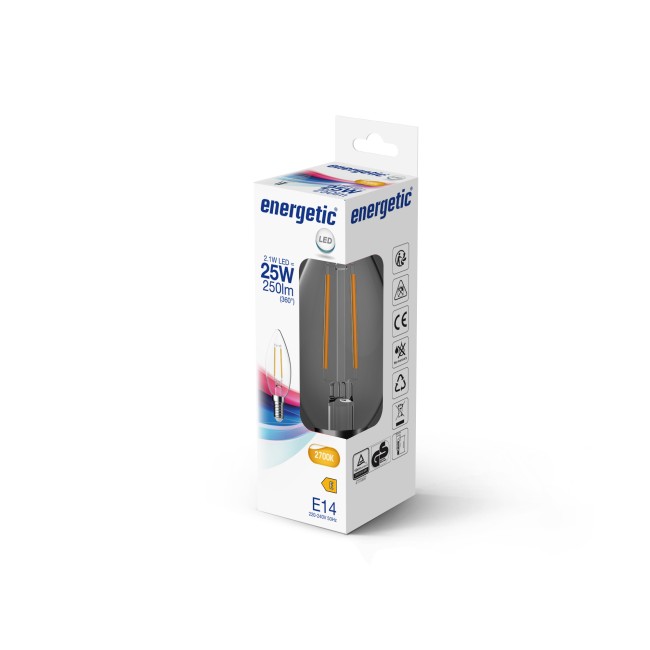 Bombilla LED E14 C35 2700K (2.1W)