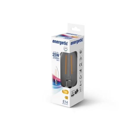 Bombilla LED E14 C35 2700K (2.1W)