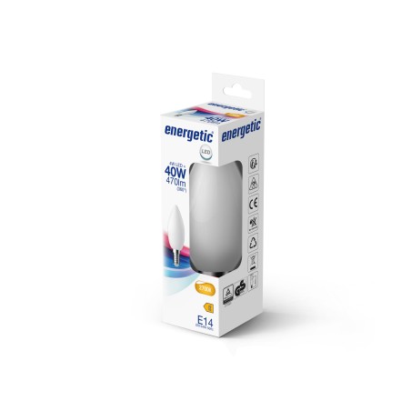 Bombilla LED E14 C35 2700K (4W)