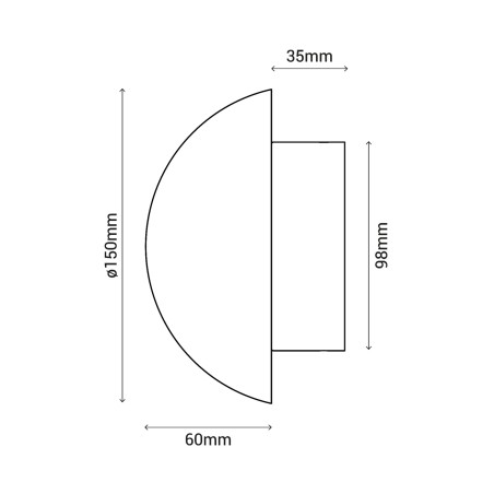 Aplique de pared LED Vita (10W)