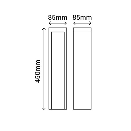 Baliza de exterior LED Dary 45 (10W)