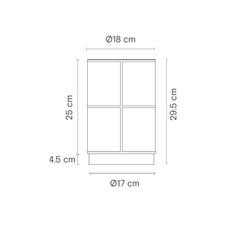 Lámpara de mesa Rania Flat