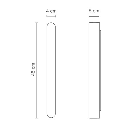 Aplique de pared LED Bastian (6W)