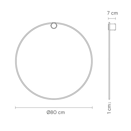 Aplique de pared LED Ramona (8W)