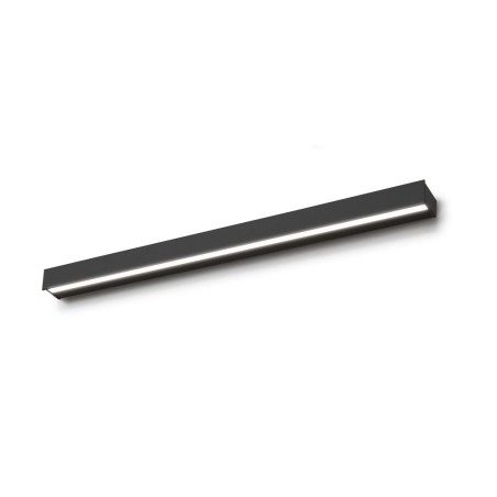 Aplique para baños LED Mega Negro (20W)