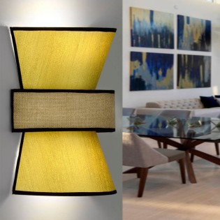 Aplique de pared Uchiko Oro