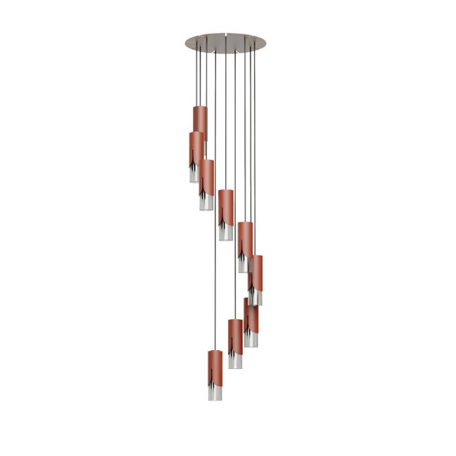 Lámpara colgante Bisel (9 luces)