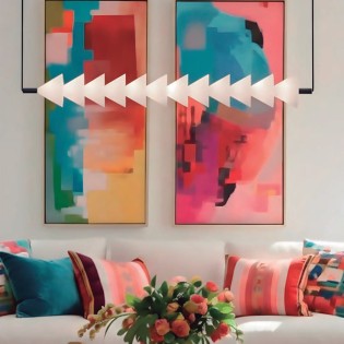 Lámpara colgante LED Boga...