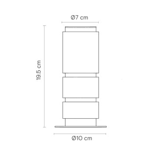 Lámpara de mesa LED Bowie (5W)