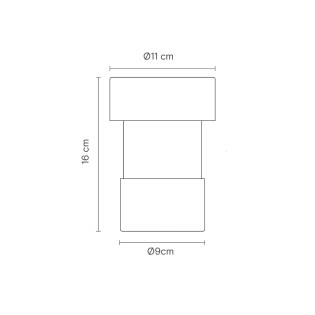 Lámpara de mesa Balise S