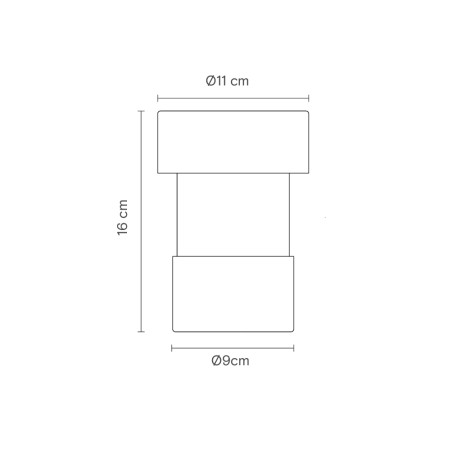Lámpara de mesa Balise S