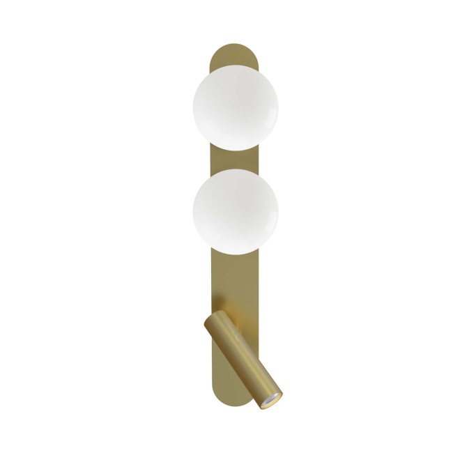 aplique de pared bubble 2 luces
