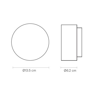 Aplique de pared Blink Pure