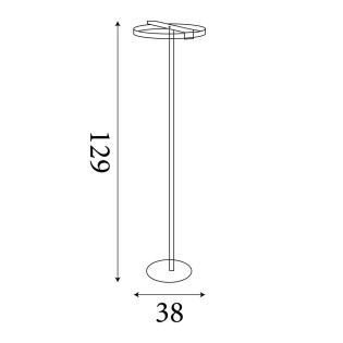 Lámpara de pie LED Aerial (23W)
