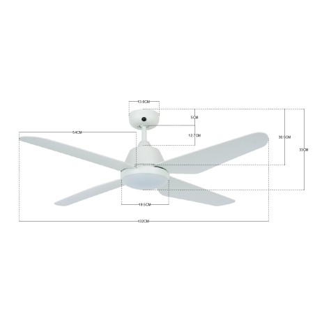 Ventilador de techo LED Aria (18W)