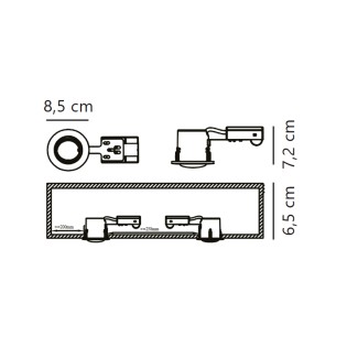 Empotrable de techo Mixit Pro