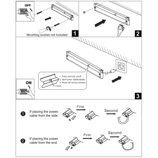 Bajomueble LED Preston 55 (8W)