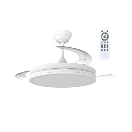 Ventilador LED aspas retráctiles Night Eco Mate CCT Dim (48W)