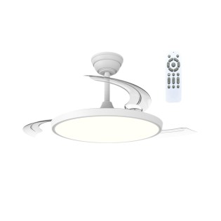 Ventilador LED aspas retráctiles Cookie CCT Dim (60W)