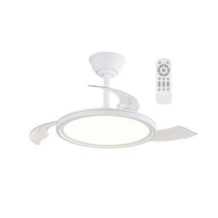 Ventilador LED aspas retráctiles Rexus CCT Dim (24+8W)