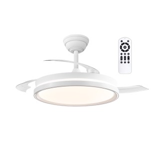 Ventilador LED aspas retráctiles Ventus Evo CCT Dim (39W)