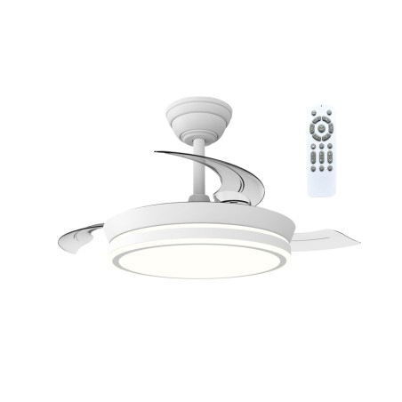 Ventilador LED aspas retráctiles Night Eco S CCT Dim (39W)
