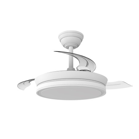 Ventilador LED aspas retráctiles Night Eco S CCT Dim (39W)
