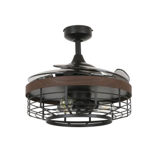Ventilador de techo aspas retráctiles con luz Montclair (3 luces)
