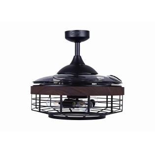 Ventilador de techo aspas retráctiles con luz Montclair (3 luces)
