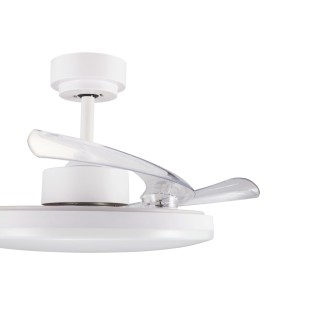 Ventilador LED con aspas retráctiles Stroll CCT Dim (33W)