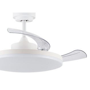 Ventilador LED con aspas retráctiles Stroll CCT Dim (33W)
