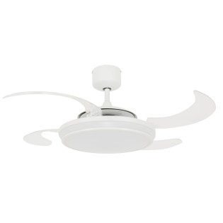 Ventilador LED con aspas retráctiles Evo1 CCT Dim (40W)