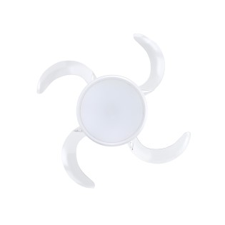 Ventilador LED con aspas retráctiles Evo1 CCT Dim (40W)