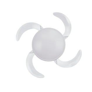 Ventilador de aspas retráctiles con luz Evo2