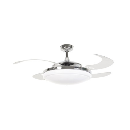 Ventilador de aspas retráctiles con luz Evo2