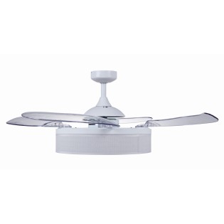 Ventilador de aspas retráctiles con luz Fraser