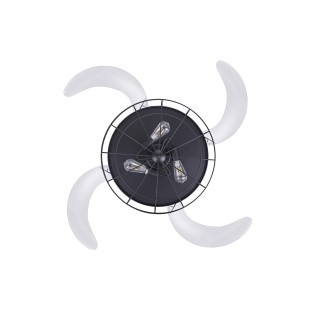 Ventilador de techo aspas retráctiles con luz Industri (3 luces)