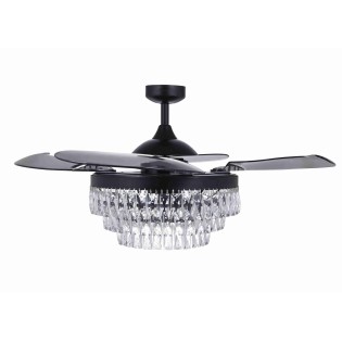 Ventilador de techo aspas retráctiles con luz Veil (3 luces)
