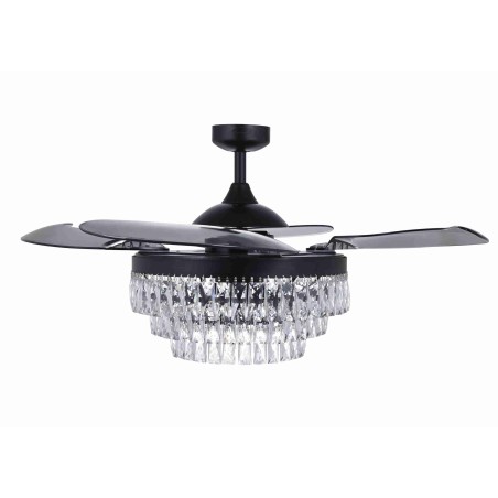 Ventilador de techo aspas retráctiles con luz Veil (3 luces)