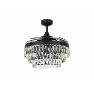 Ventilador de techo aspas retráctiles con luz Veil (3 luces)