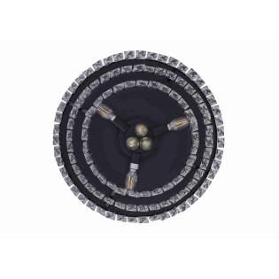 Ventilador de techo aspas retráctiles con luz Veil (3 luces)
