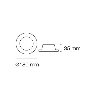 Empotrable Led Eye redondo (11+12W)