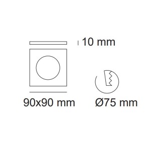 Empotrable LED Laber (Doble iluminación)