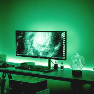 Lámpara de mesa 3D LED Calabaza (2.5W)