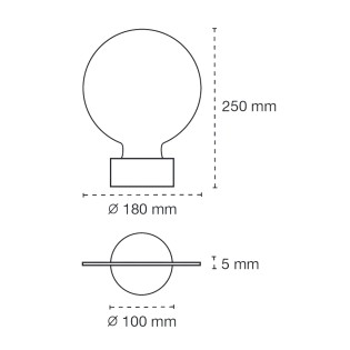 Lámpara de mesa 3D LED Calabaza (2.5W)