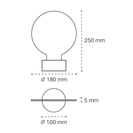 Lámpara de mesa 3D LED Calavera (2.5W)