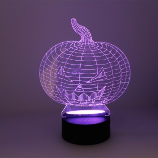 Lámpara de mesa 3D LED Calabaza (2.5W)